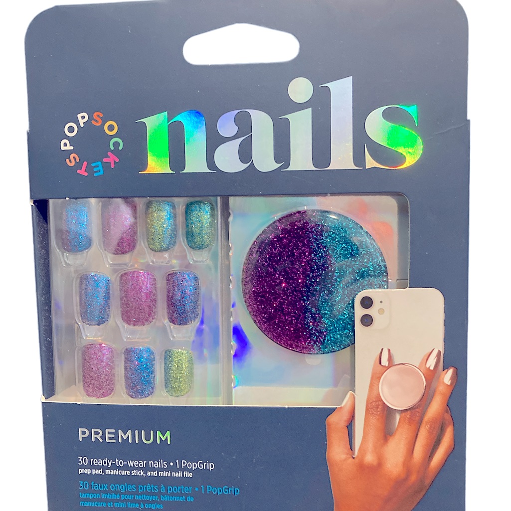 Popsocket + Nails - Shimmer Shift